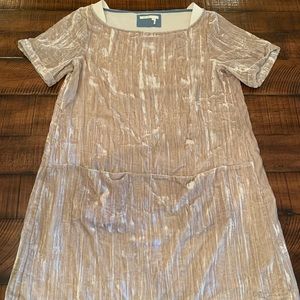 Anthropologie velvet dress